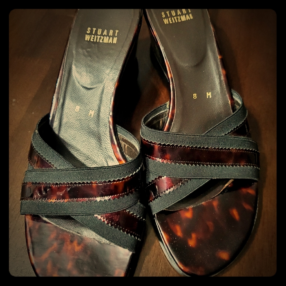 Stewart Weitzman Slip on Wedge Brand new